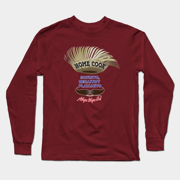 Criollo Home Cook Long Sleeve T-Shirt by MikeCottoArt